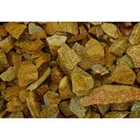 Златолит желтый - интересный материал для декоративной отсыпки и отделки