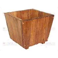 Дубовое кашпо - декорируем домашние растения